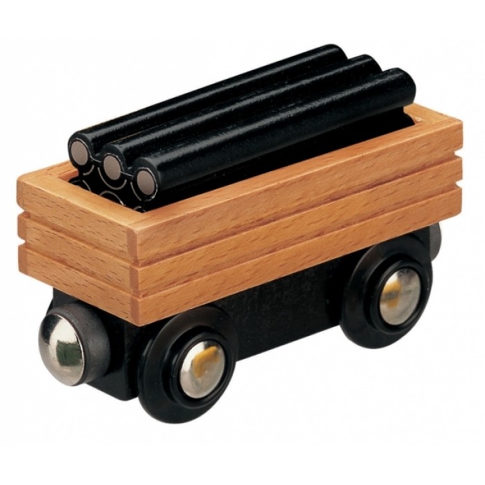 Vagon din lemn cu tevi conducte si tuburi - Maxim enterprise 50212 Rail Road 